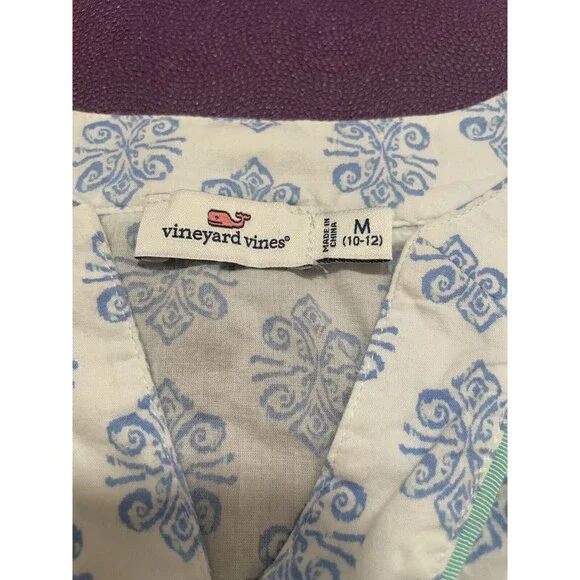 🐳 Vineyard Vines Girls' V-Neck Tunic – Size 10/12 - Picture 8 of 9